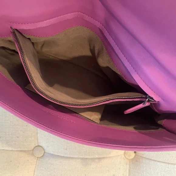 Bottega Veneta purple woven leather crossbody bag - brand new - Picture 10 of 15